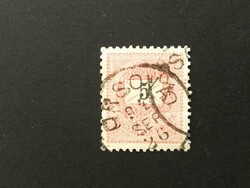 Magyarország 1889 Feketeszámú 5 kr. E12:11 3/4 Orsova I