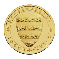 Aranybulla 10000 Forint 2022 PP mini arany érme 0,5g Au999 certivel prospektussal