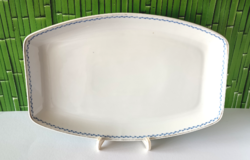 ANTIK HAAS & CZJZEK PORCELÁN NAGY SÜLTES KÍNÁLÓ TÁL- KOSSUCH JÁNOS BUDAPEST KERESKEDŐ JELZÉSSEL