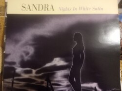 SANDRA. -NIGHTS IN WHITE SATIN.  12' MAXI SINGLE  1995.