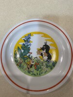 Kisvakondos lapostányér 16 cm