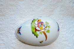 Herendi ékszertartó porcelán tojás- fácán motívum