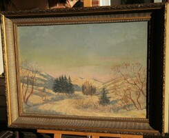 (K) Novák Erzsébet (20.sz.első fele) : Téli táj