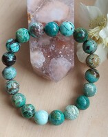 Krizokolla karkötő 10,5 mm-es szemekből