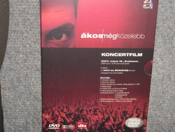 ÁKOS MÉG KÖZELEBB KONCERTFILM 3dvd DVD ÚJ gyári bontatlan