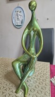 Zsolnay eozin artdeco figura T.J