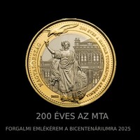 200 FORINT - 200 ÉVES A MAGYAR TUDOMÁNYOS AKADÉMIA - EMLÉKÉRME 2025