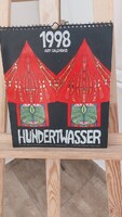 Hundertwasser képek egy 1998-as naptárban