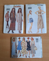 Szabásminta kiadványok( Vogue, Butterick)