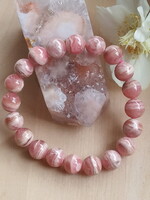 Top minőségű Rodokrozit karkötő  10 mm-es szemekből