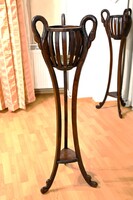 Émpire hattyúfejes virágtartó állvány, elegáns, antik 1920 as évekből