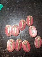 30 éves a Szovjetunió, 1947, 9 darab jelvény egyben