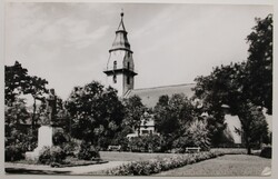 Képeslap, Tiszaföldvár, Kossuth tér, Templom