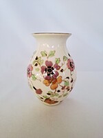 Zsolnay kézzel festett pillangós váza. Hibátlan! (355.)