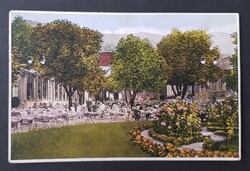 Karlsbad Karlovy Vary kávézó 1931 képeslap