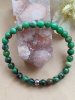 Variszcit karkötő 6 mm-es szemekből