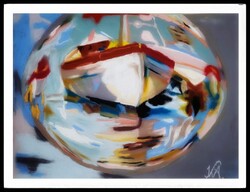 Eredeti, saját alkotás a készítőtől, szignózott, pasztell festmény pastelmat lapra, 40x30cm