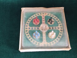 Retro Chemoplast utazó társasjáték - Ki nevet a végén? (1 fekete bábu hiányzik)