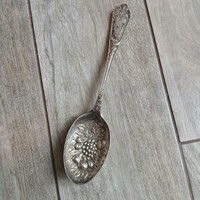 Pazar régi ezüstözött szószos kanál II. (23,1x5,2 cm)