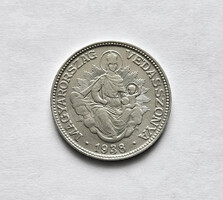 Ezüst 2 Pengő 1938.