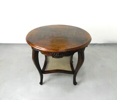 Antik neobarokk szalonasztal