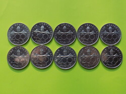 10 db Ezüst 200 Ft Nagyon szép állapotban!