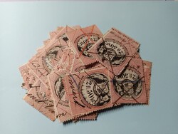 Magyar okmány, illeték bélyegek!