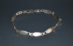 #07 Valódi ezüst - 925 sterling - ékszer, karkötő, jelzett (14,9 gramm)