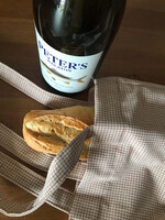 Baguette ,bor - táska  / újrahasznosított, vintage textil