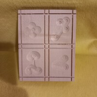 1 sablon 4 mintával. Fa mézeskalács/keksz nyomódúc, süti mintázó