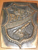 EXTRA RITKA RAKÉTÁS MILITARIA PLAKETT , TAPOLCAI RAKÉTÁSOK KAPTÁK