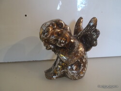 SZOBOR - KERÁMIA - ANGYAL - 13 x 10 x 8 cm - NÉMET - HIBÁTLAN