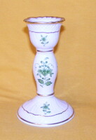 Hollóházi porcelán gyertyatartó