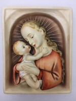 Hummel TMK1 "Madonna plaque" 48/2 Madonna/Mária a gyermek Jézussal  falikép hibátlan