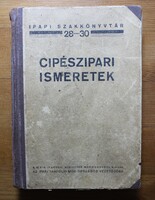 Könyv, Nyeste Mihály-Cipészipari ismeretek