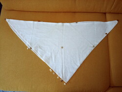 Arany érmés fehér eredeti görög kendő