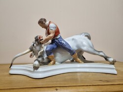 Herendi  Toldi a bikával