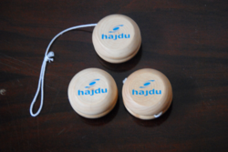 ÚJ, HAJDU LOGÓS REKLÁM FA JOJÓ, YOYO