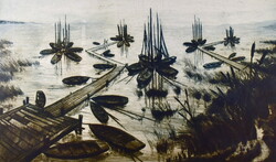 Szennik György (1923–2007) CSÓNAK KIKÖTŐ