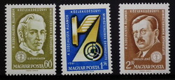 1961. A szocialista országok közlekedési miniszterei értekezlete, Budapest sor - fekvő vízjellel