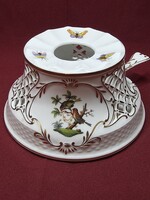 Herendi Rothschild mintás áttört teás kanna melegítő