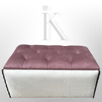 Kárpitozott láda tároló tűzött fedéllel