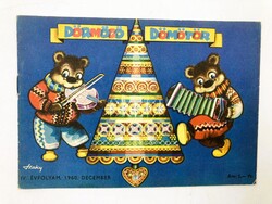 Dörmögő Dömötör retro gyermeklap, 1966. április - Róna Emy rajzaival