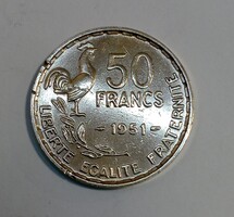 Franciaország - France - 50 franks - 1951 coin