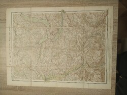 Régi túrista térkép