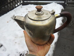 Full art deco vastag ezüstözött kanna kiöntő