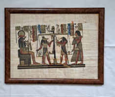 Egyiptomi papirusz kép 34 x 44 cm