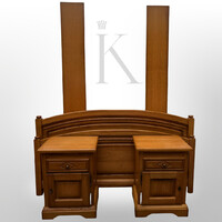 160-as neoklasszikus ágykeret két db éjjeliszekrénnyel