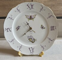 Herendi Porcelain Royal Garden Pattern Wall Clock