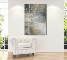 JMModernAbstract: PURE BAMBOO 70X100 cm-es kortárs akril festmény feszített vásznon